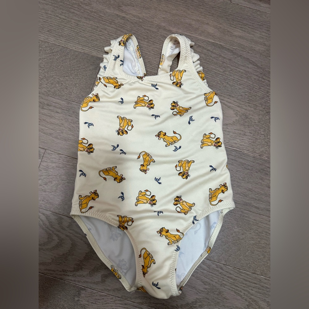 ZARA THE LION KING DISNEY PRINTED SWIMSUIT
